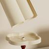Retro Tissue Box Vintage Tissue Roll Holder Napkin Organizer Stand with Trinket Dish for Home Bedroom Living Room Dining Room Table