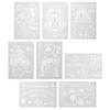 Sunstar Stationery Pompom Stencil Set PreCure 3094320A Tropical-Rouge!