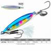 Feathered Assist Hooks Casting Jig Bait Reflective Fish Pattern Bionic Fish Lure  Boat Fishing