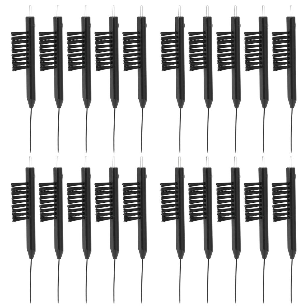 20Pcs Hearing Aid Hairbrush U Type Multifunction Effective Clean Hearing Amplifier Cleaning Brush
