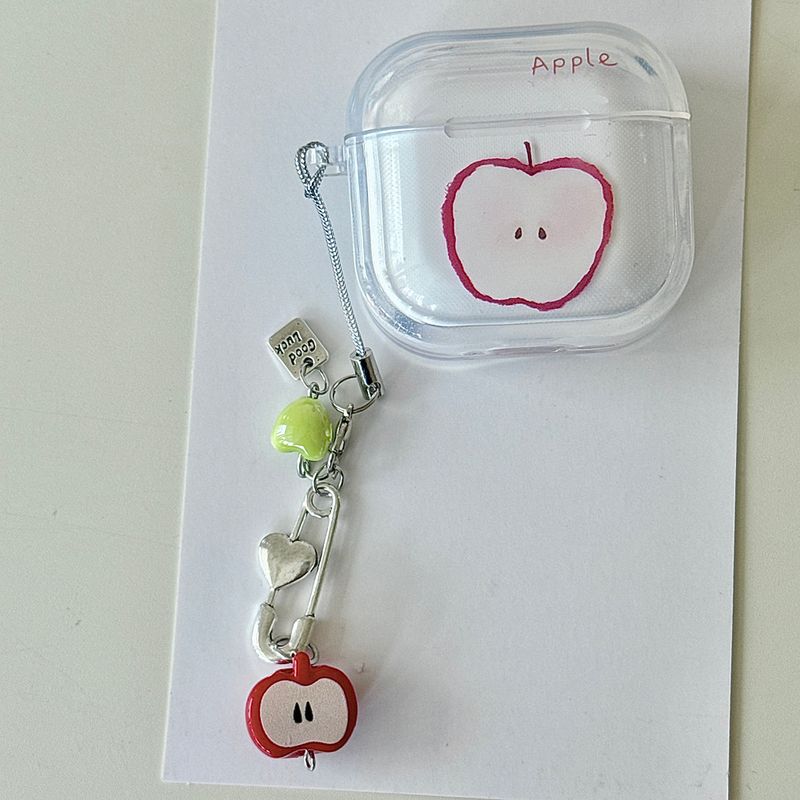 

Защитный чехол Pro2 Защитный чехол для Airpods4 Активное шумоподавление Чехол для Bluetooth-наушников Apple 3-го поколения Pro 2 Рукава для наушников Корейский Милый Веселый Apple Airpods 3 [Apple] send pendant