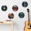 Fun-f74 Music Records Living Room Bedroom Home Background Landscaping Decorative Wall Stickers