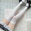 Socks Women'S Ballet Style Long Tube Lace Lolita Lace Bow Pure Desire Style Summer Thin Knee Socks