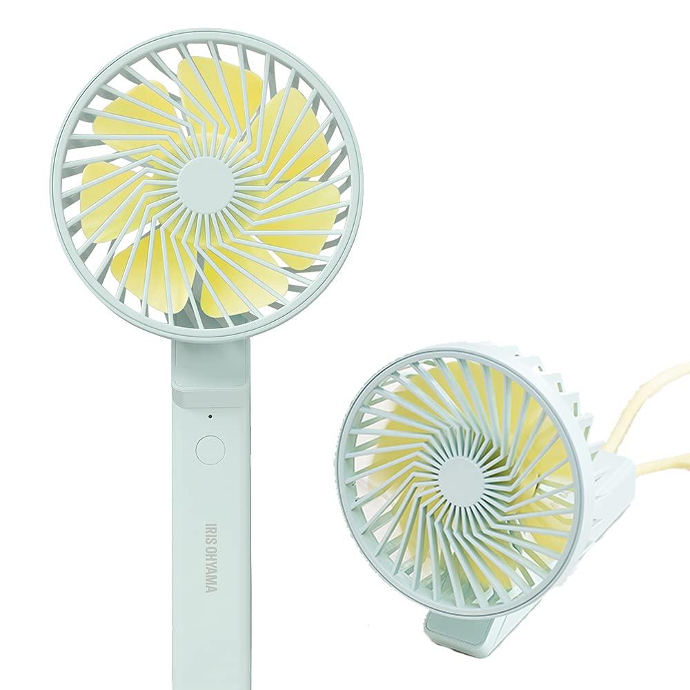 

IRIS OHYAMA Portable Fan Handy Fan Rechargeable Soda Soda Blue JHF-01-A 2)