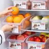 Tiroir de Rangement en Plastique Transparent pour Réfrigérateur pour Œufs et Aliments