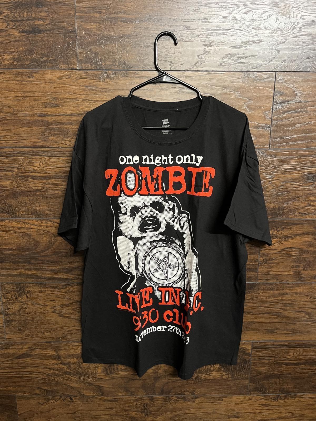 2013 Rob Zombie T-shirt - One Night Only WashingtonDC XL S