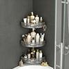Corner Storage Rack Super Load-Bearing Nail-Free Installation Bathroom Organizer with Strong Adhesive Moisture-Proof Design Storage Organizer