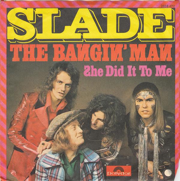 7-дюймовая пластинка SLADE The Bangin Man 2058492 Polydor 1974 UK Rock Б/у