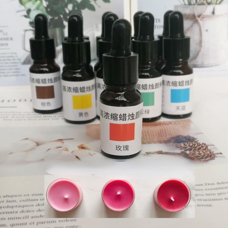 10ml High-concentration Dye Liquid Candle Special Pigment Diy Material Scented Candle Coloring Pigment Candle Making Supplies