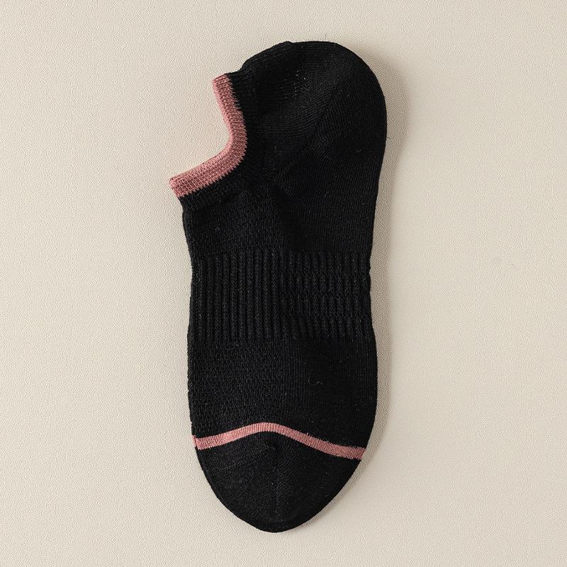 Women's Summer Thin Boat Socks, Summer Mesh Breathable, Anti-slip, Non-dropping, Shallow Mouth Invisible Socks, Boneless Women's Socks