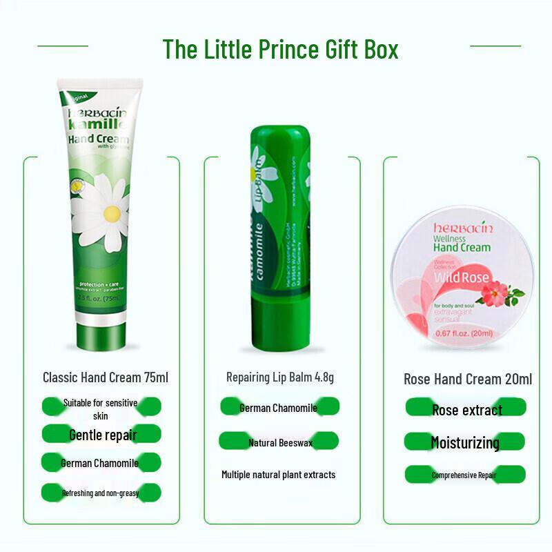 Herbacin Little Prince Chamomile Hand Cream Set