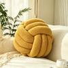 Handmade Knotted Spherical Cushion Pillow for Sofa and Bed
