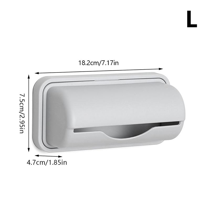 

Ящик для хранения мусорных мешков Диспенсер для кухни Ванная комната Сумка Контейнер 19.8*7.5*4.7cm серый