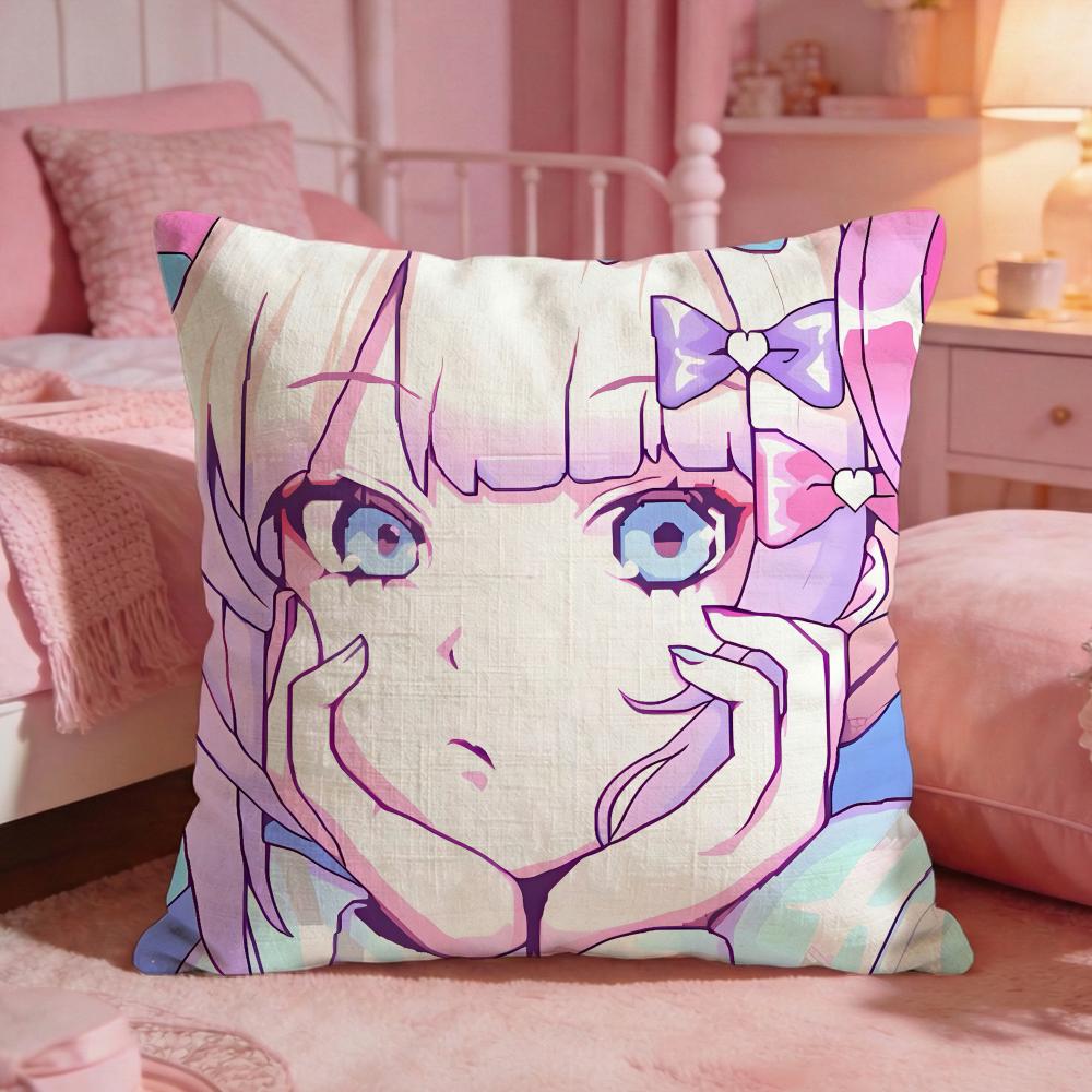 nNEEDY GIRL OVERDOSEs Cushion Cover Premium Comfort Reversible Pillow Cove Two In One Design for Any Room Car Interior