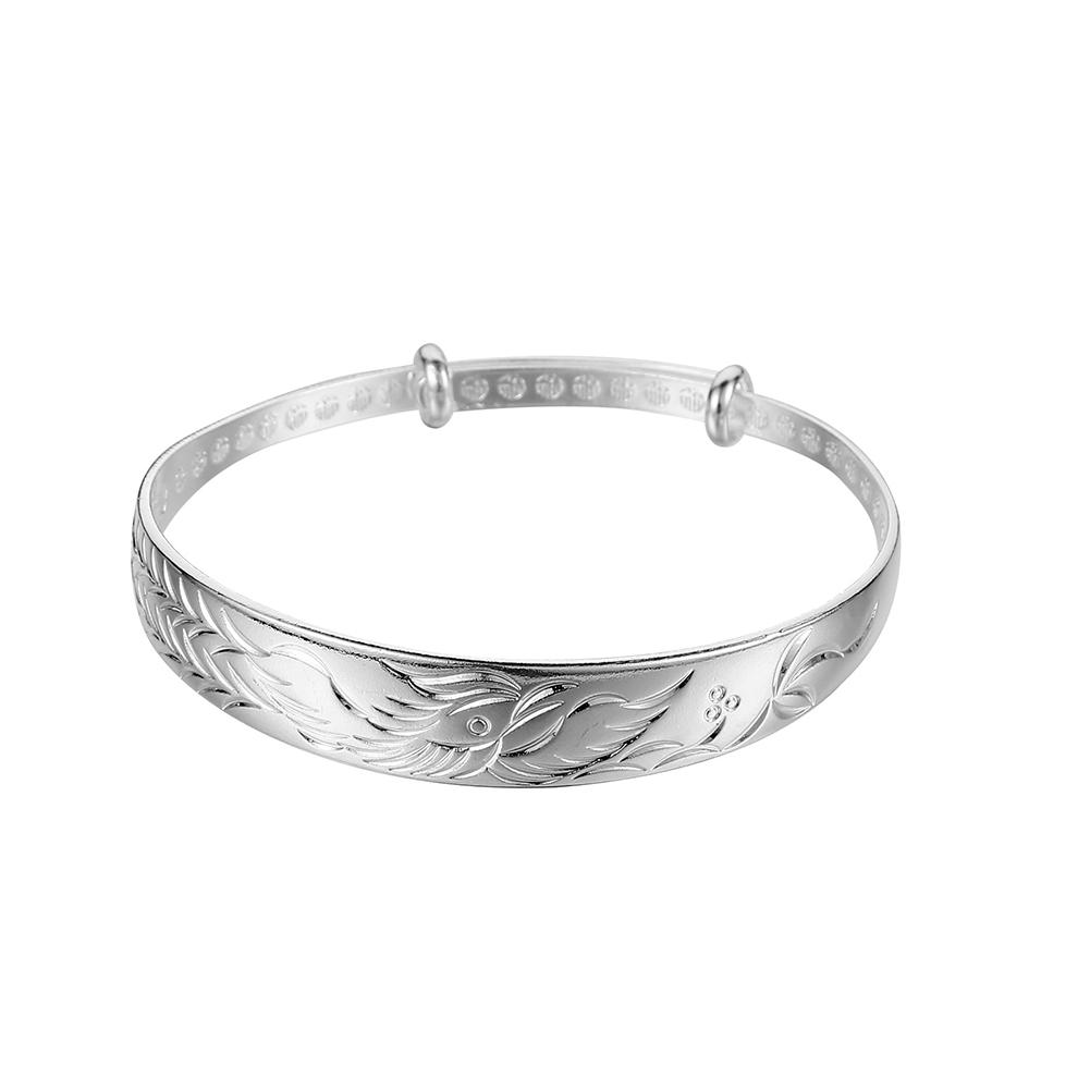 Fashion Retro Style Sliver Color Adjustable Phoenix Pattern Bracelet