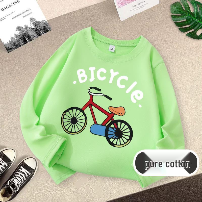 Children's Pure Cotton Long Sleeve T-shirt - Autumn Fashion