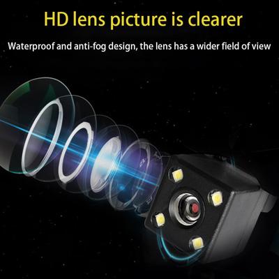 Araç Kamerası Geri Görüş Kamerası Dört Pinli Beş Pinli 1080P HD LED Su Geçirmez Gece Görüşlü Geri Görüş Kamerası