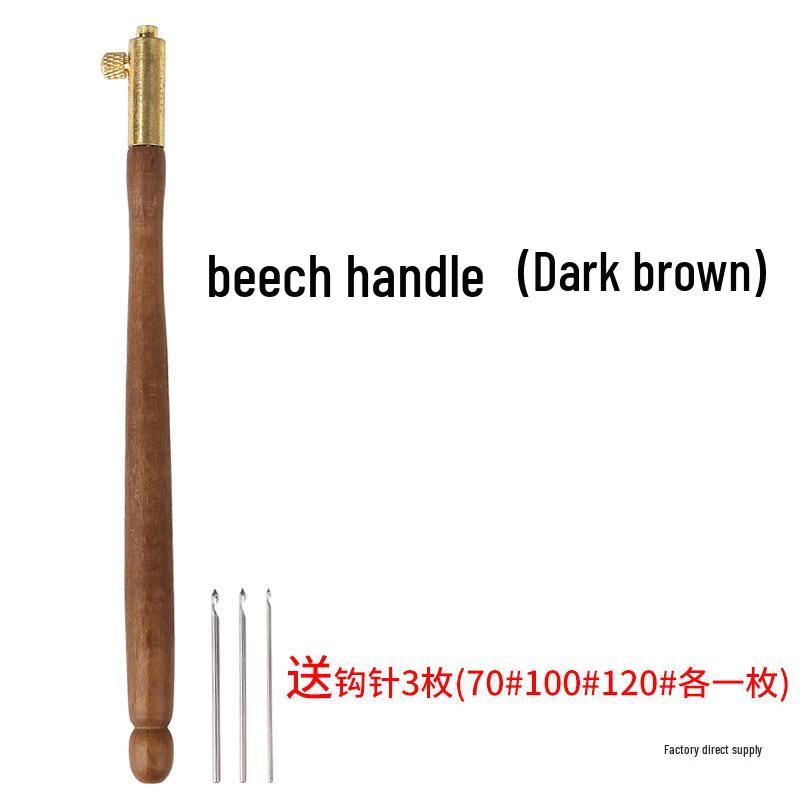 Ultra-Fine Handle Crochet Hook & Needle for Bead & Sequin Embroidery