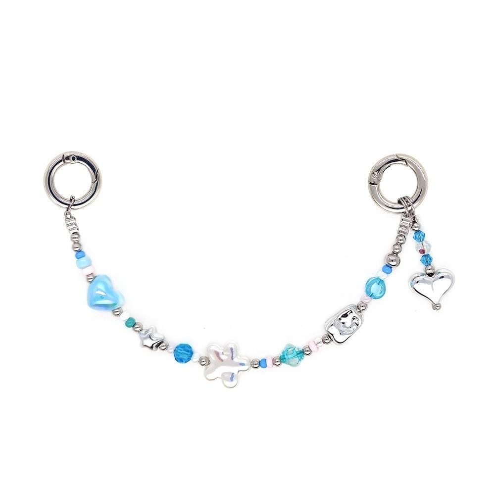 

Resin Colorful Bag Charm Y2K Versatile Bag Pendants Funny Beaded Phone Chain Friends Style 11