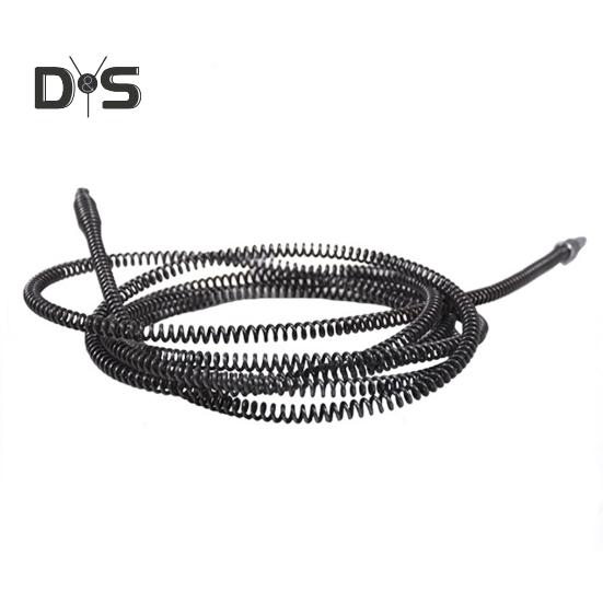 Unblock Spring Sewer Cleaning Brushes High Strength Spring Steel Dredge Spring Bead Chain Design Drain Cleaning Brush