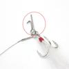 100pcs Stainless Assist Rig Hook Connecting Pin Soft Fishing Lures Baits Stingers Needle Fishing Tackle Accessories