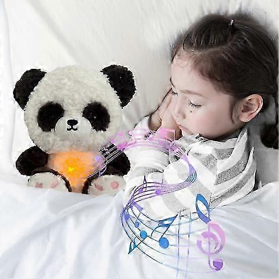 Oddychająca Panda Uśpiona Przyjaciel Pluszowa Zwierzę Uspokajająca Przytulanka Panda