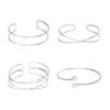4/6pcs Bangle Jewelry Arm Bracelet Twisted Upper Arm Bracelet Trendy Cuff Bracelet  Gift