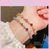 Irregular Zircon Gemstone Dangle Bracelet For Women Fashion Casual Gift