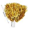 20PCS PET Cheering Hand Flowers Handle Cheerleader Pompoms Cheerleading Pom Poms  For Sports Party