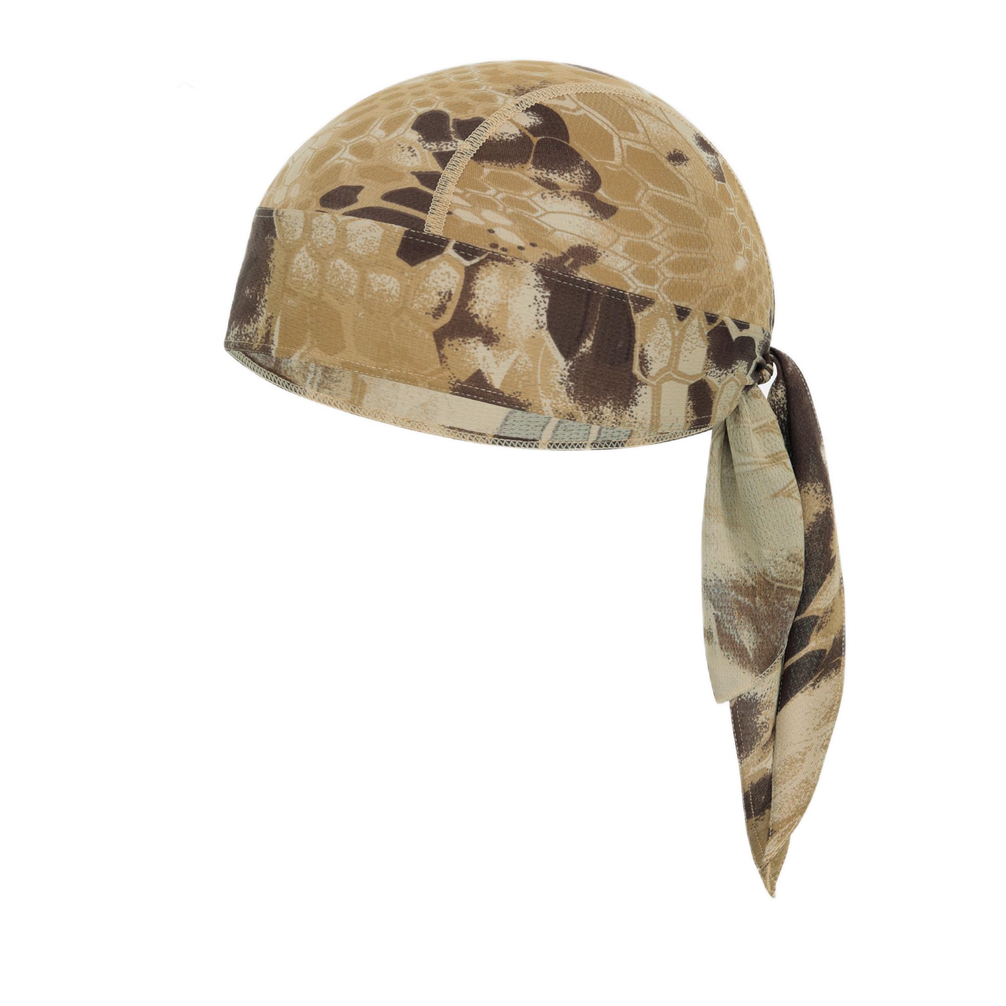 

Kakatrend Bandana Cap Snake Desert Camouflage Quick Dry Sweat Absorbent Pirate Hat UV Cut Sweatband Breathable Mesh Doo Rag Skull Cap Bandana