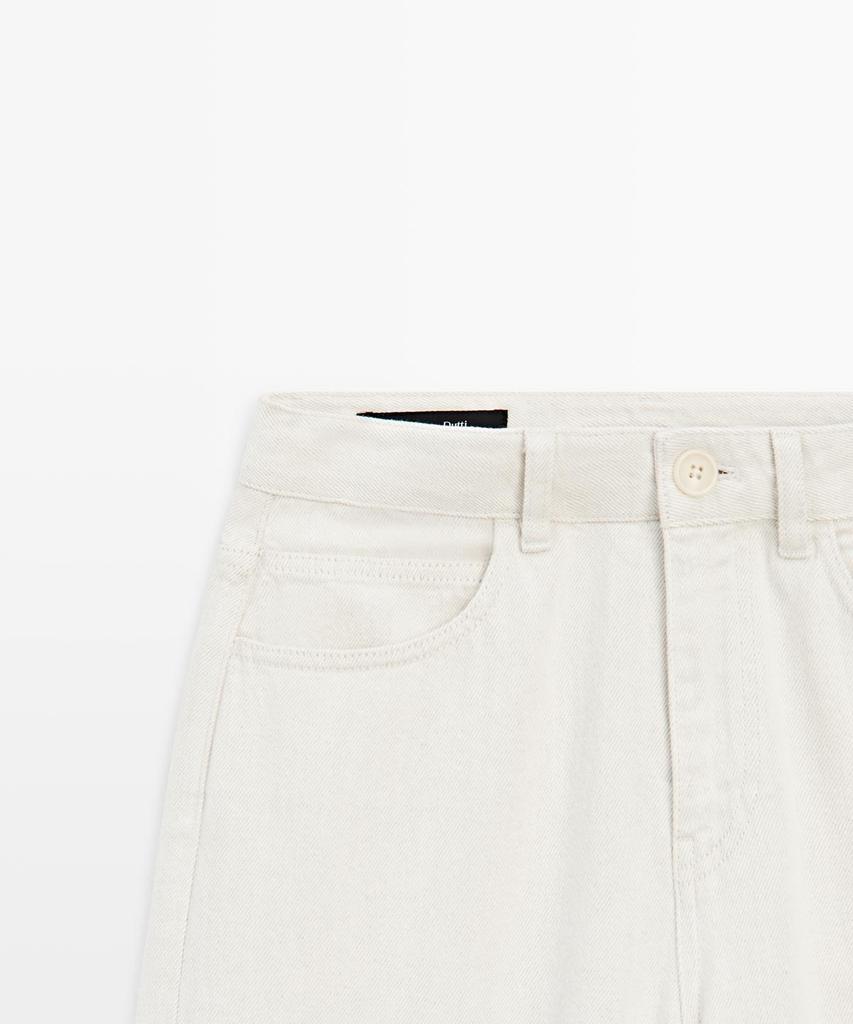 Masimodutti High-Rise Barrel Fit Jeans