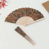 Ventaglio Pieghevole in Sughero Stile Bohemien Vintage Oggetto di Scena Innesto Regalo Ventaglio Portatile Decorazione per la Casa Ventaglio Pieghevole in Legno