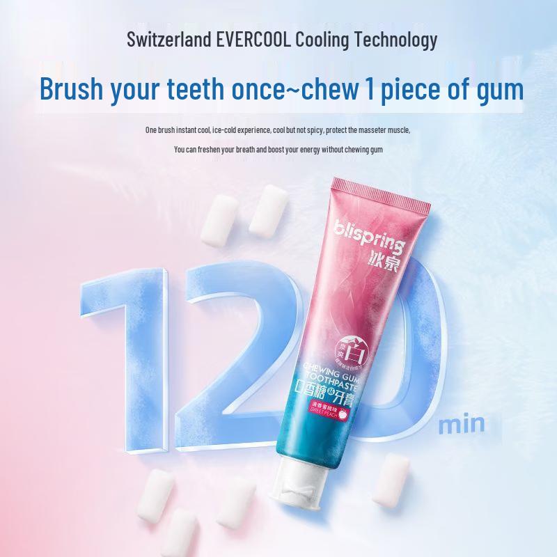 Blispring Cherry Blossom & Peach Whitening Toothpaste Set