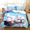 Kawaii Nekopara Bedding Set Single Twin Full Queen King Size Bed Set Aldult Kid Bedroom Duvetcover Sets Anime Parure De Lit Bed9