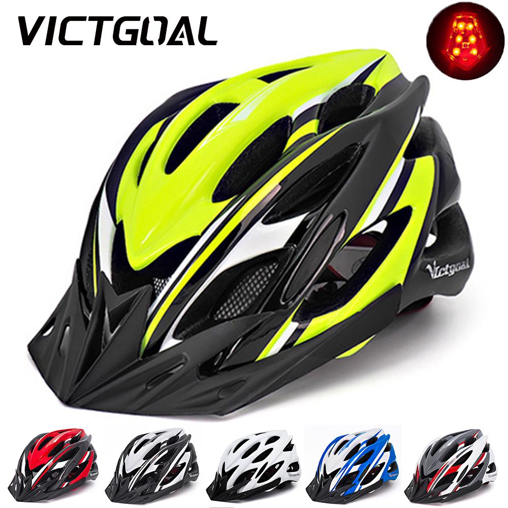 Yto Toy Men's Victgoal Bicycle Helmet Ultralight Taillight Led Mtb Road Bike Helmet Cycling Motorcycle Electric Scooter Safty Helmets