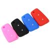 Silicone Rubber Car Key Cover Case Shell Set Protector Fob For Toyota Aygo Yaris Highlander Camry Rav4 2 Button Key Holder