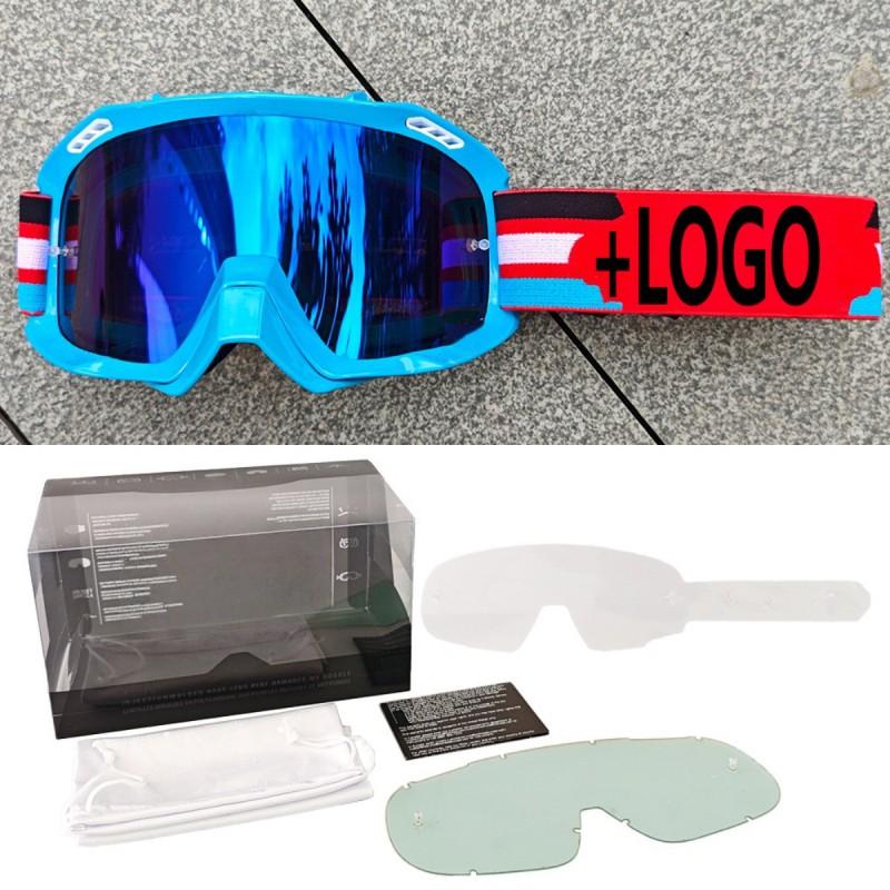 Outdoor Cycling Goggles Mountain Bike Dirt ATV Snowboarding Windproof Sport Sunglasses With Interchangeable Lenses