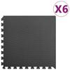 VidaXL Tapis de sol 6 pcs 2,16 Mousse EVA Noir 92461