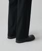 Musinsa Standard Reverse One-Pleat Wide Hidden Banding Slacks [Black]
