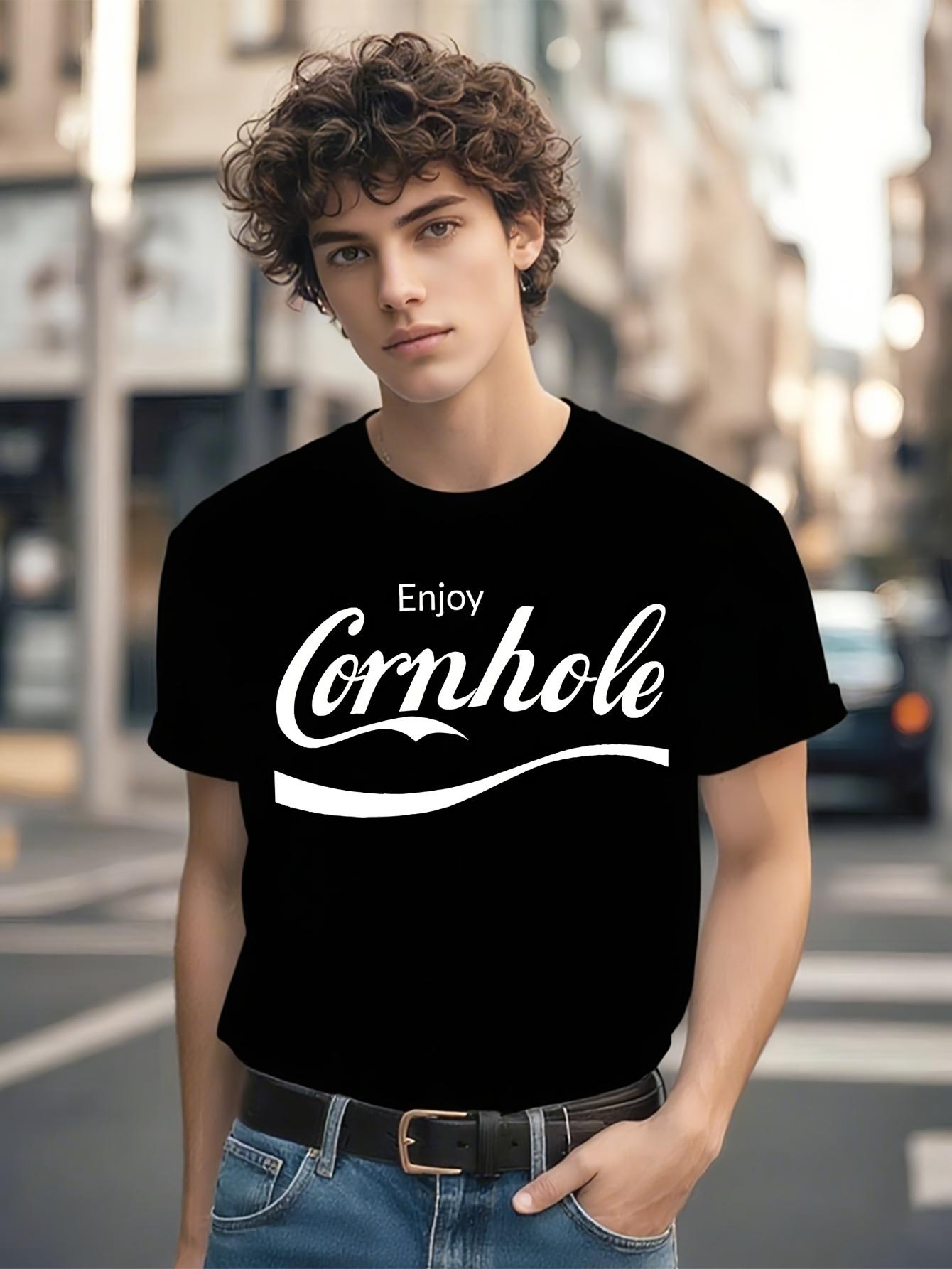 Funny Cornhole Graphic Tshirt Graphic Tshirt M