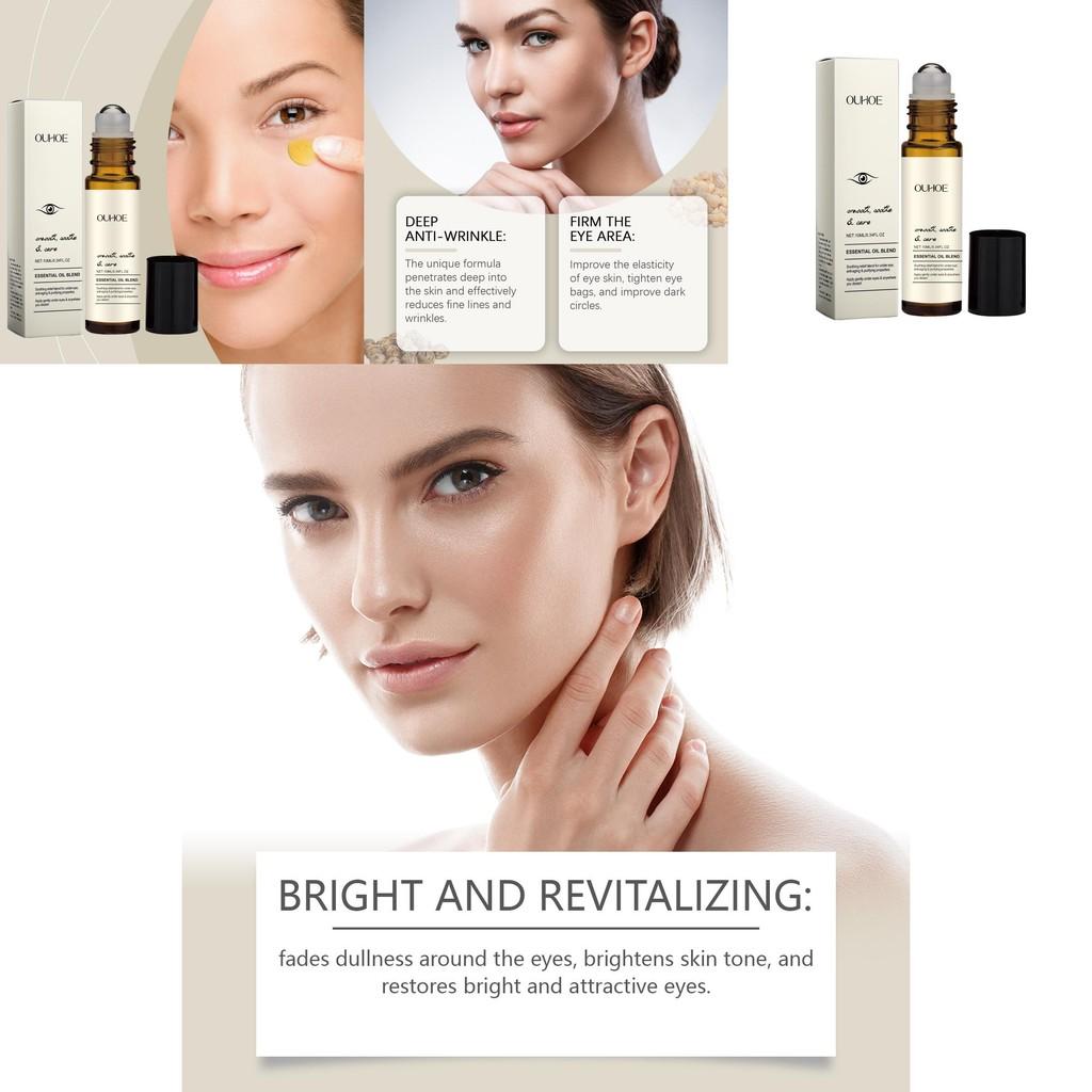 Ouhoe Tightening Eye Roller Essential Oil Gentle Hydrating Firming Eye Care Solution