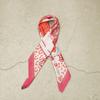 Used Domestic genuine, extremely beautiful condition, HERMES J.Abadie CASOUES PLUMETS faceless helmet Carre 90 large silk scarf, pink, authentic,