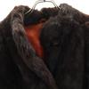 Rabbit Fur Fur Coat L Brown Women Used