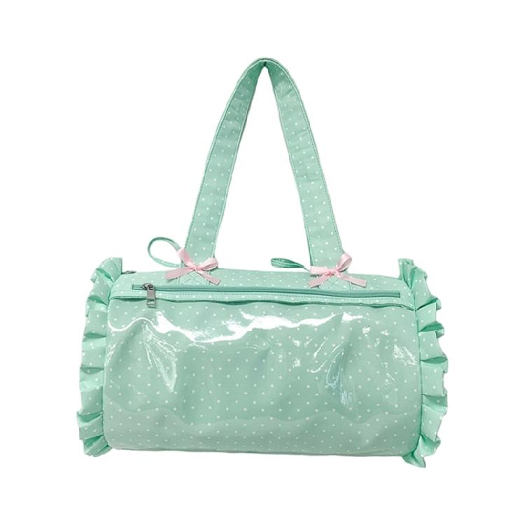 

Харадзюку Ітабаг Сумка-тоут Солодкі Банти Сумка-тоут Сумки Stachel Модна Прозора Кишеня Сумка через Плече для Аніме Дисплею зелений