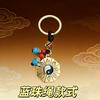 Chinese alloy painted gossip keychain pendant metal accessories pendant bag hanging gift decoration