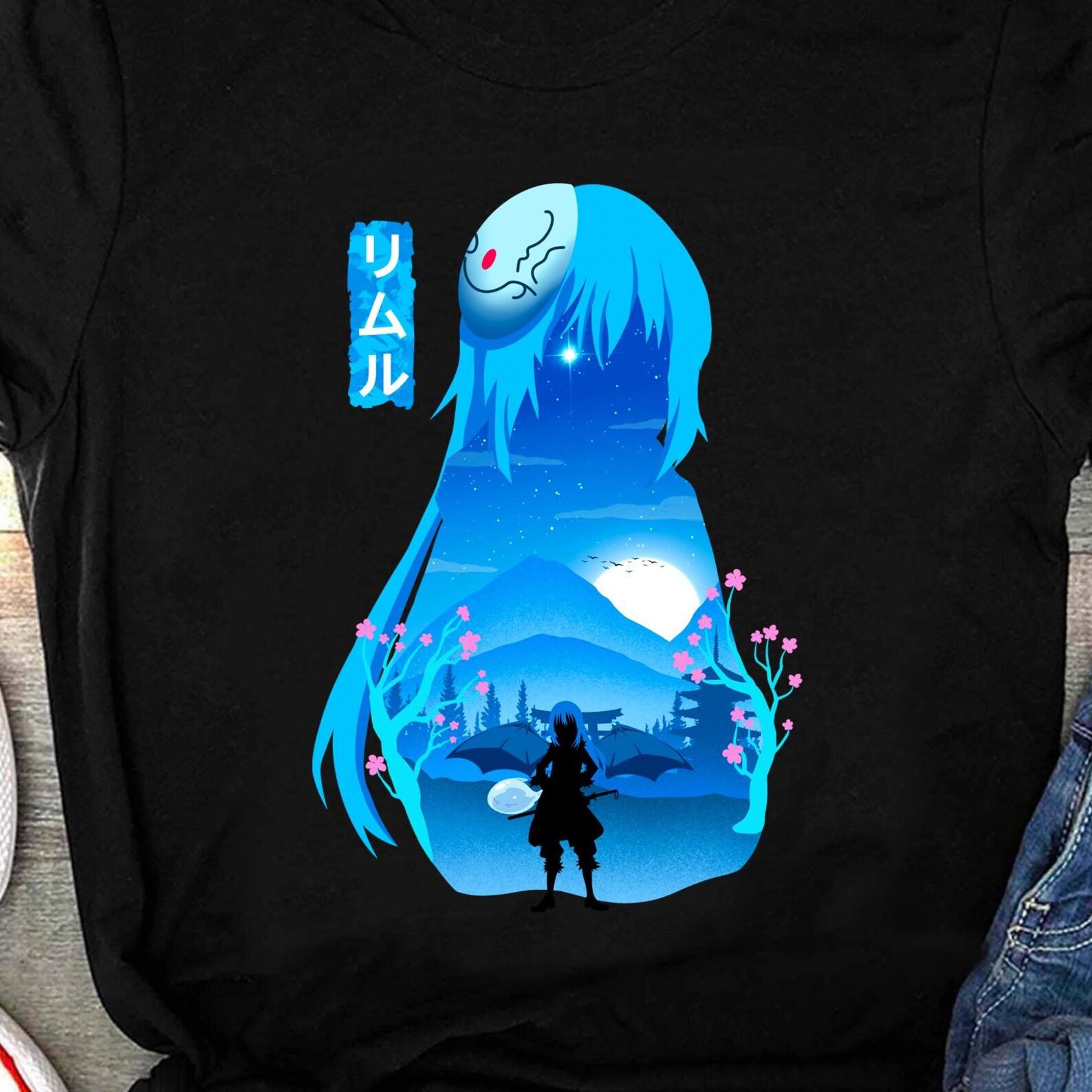 Rimuru Tempest Anime Shirt, Tensei Shitara Slime Datta Ken Manga Shirt, Reincarnated Slime Shuna, Predator Skill, Rimuru Japanese Tee S