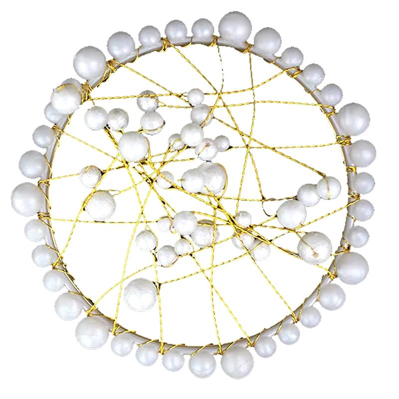 

Nail Photo Props Nail Enhancement Photography Prop Decor Pearl Net Decor Pearl Nail Art Palette Handheld Decor Background 1Pcs белый
