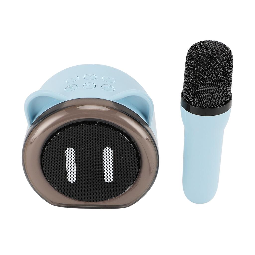 Wireless Speaker Microphone Combo BT HD Sound Portable Karaoke Machine for Home Party Gathering
