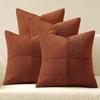 4PCS Solid-color Thick Cotton Throw Pillow Covers, Cashmere Pillow Covers