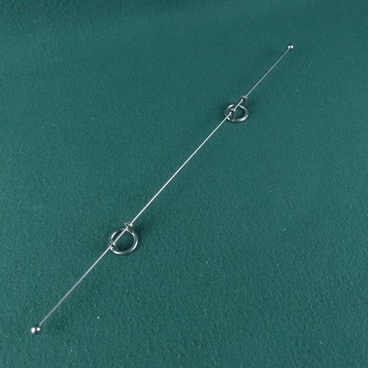 Extended Lengthening Nipple Clamp for Intense Double Peak Stimulation